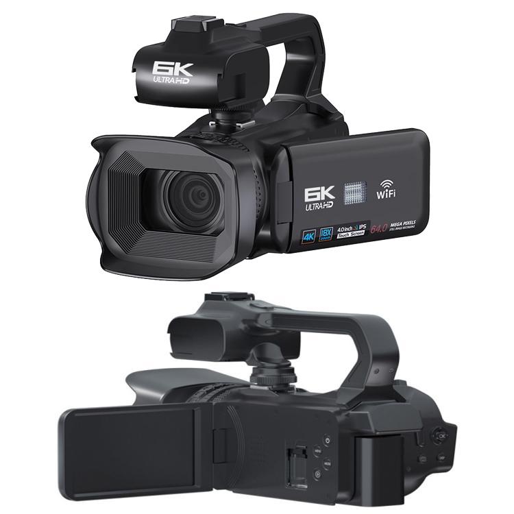 64MP 6K 18X Digital Zoom Ultra HD Video Camera With 4-Inch Touch Screen Camcorder, 6K 16G, 6K 32G, 6K 64G 64MP 6K 18X Digital Zoom Ultra HD Video Camera With 4-Inch Touch Screen Camcorder, 6K 16G, 6K 32G, 6K 64G